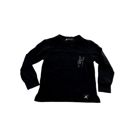 American Kids AK Goodbye T-Shirt in Black - Picture 1 of 5